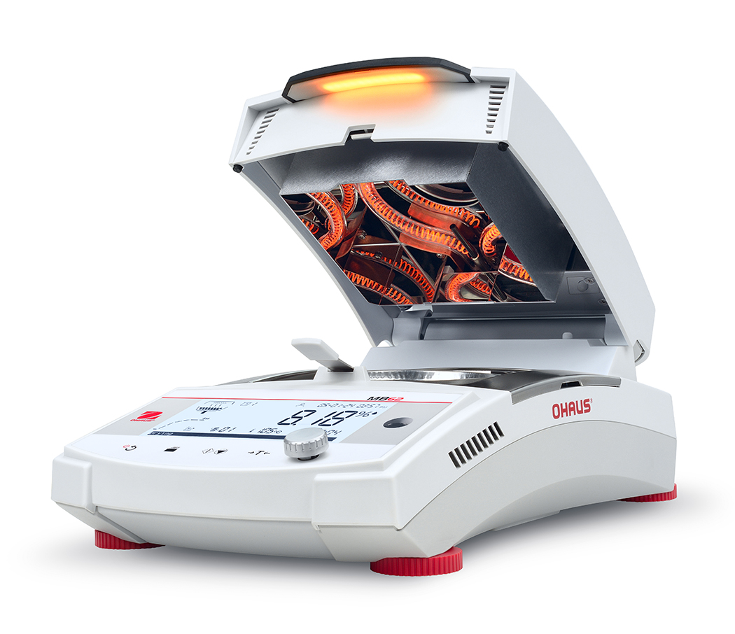 ohaus mb62 moisture analyzer open lid